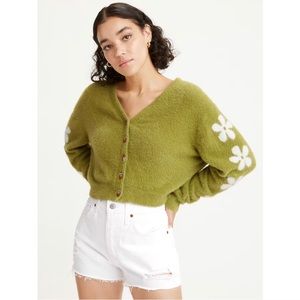 Levi’s High Waisted White Woman’s Jean Shorts